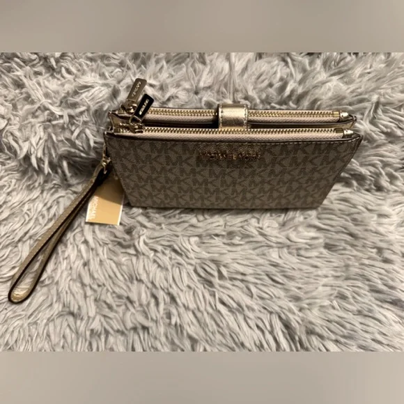 Brand New Michael Kors gold Long Wallet